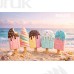 Tło fotograficzne „Pastelowe lody na plaży” | UB_877
